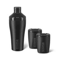 Matte Black Cocktail Shaker + Rocks BundleCocktail Shaker + Rocks Bundle