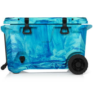 Rainbow Swirl BruTank 55-Quart Rolling CoolerBruTank 55-Quart Rolling Cooler