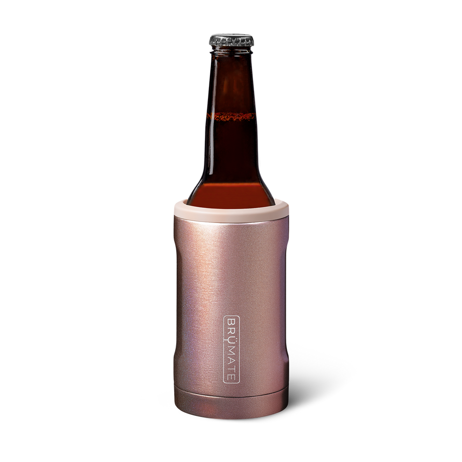 Glitter Rose Gold Hopsulator Bott'lGlitter Rose Gold Hopsulator Bott'l